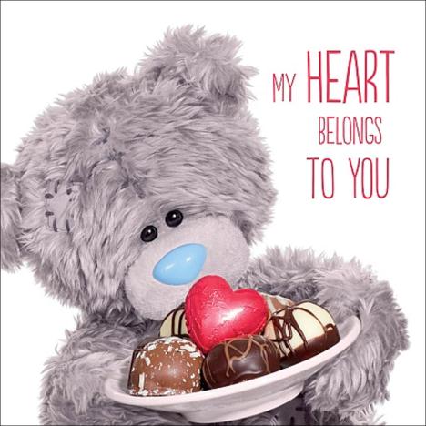 3D Holographic Chocolates Me to You Bear Valentines Day Card £2.99